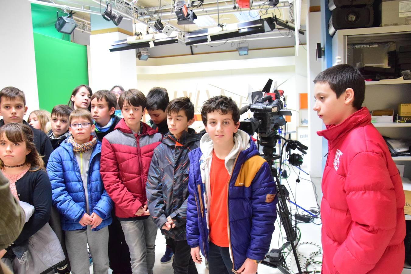 Los alumnos de 6º C del CEIP Las Gaunas visitan la multimedia de Diario LA RIOJA