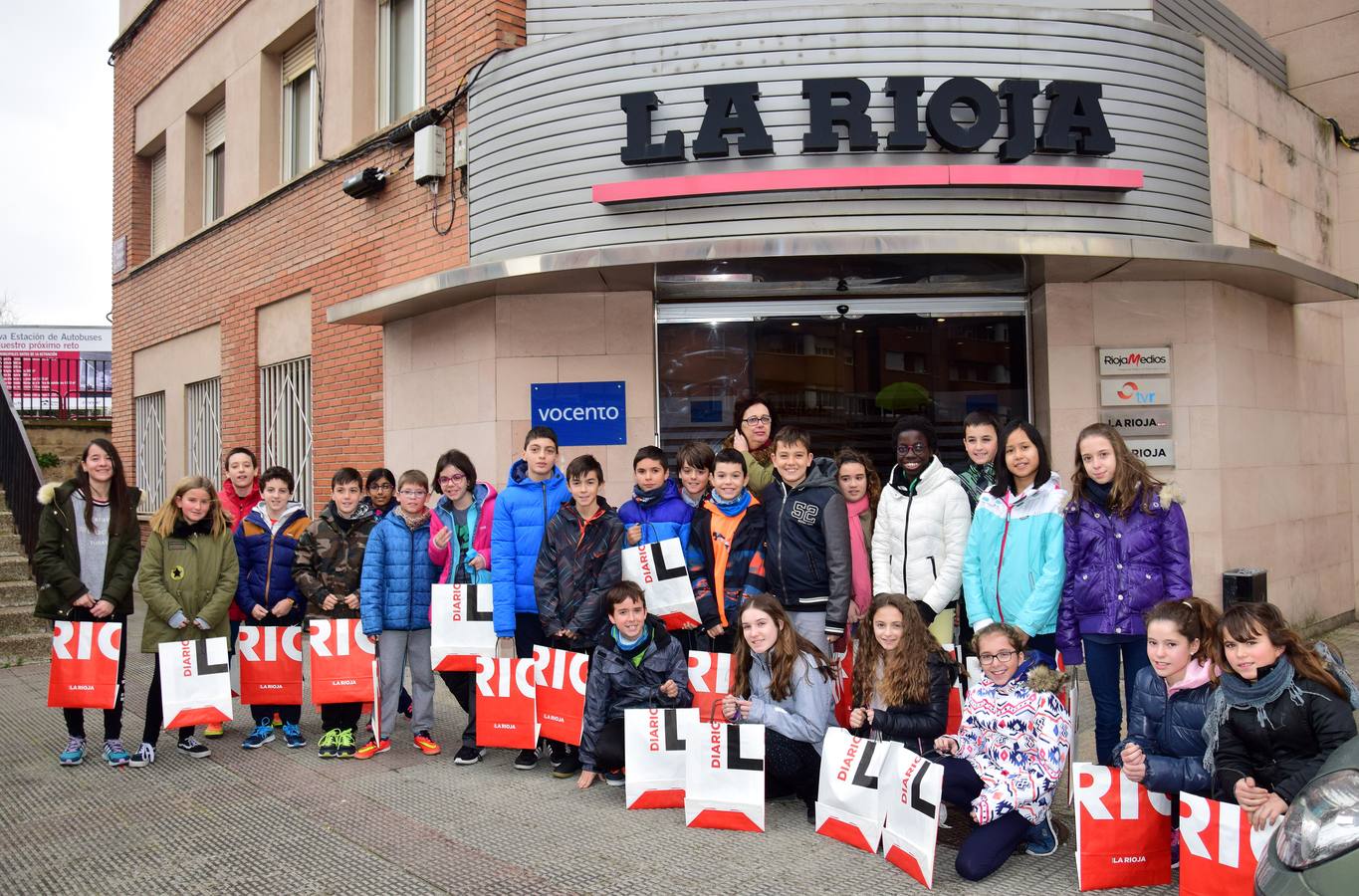 Los alumnos de 6º C del CEIP Las Gaunas visitan la multimedia de Diario LA RIOJA