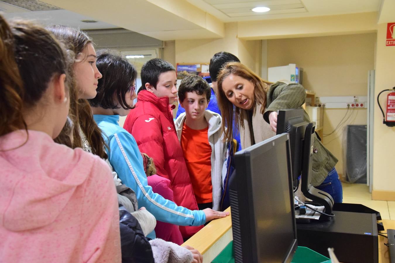 Los alumnos de 6º C del CEIP Las Gaunas visitan la multimedia de Diario LA RIOJA