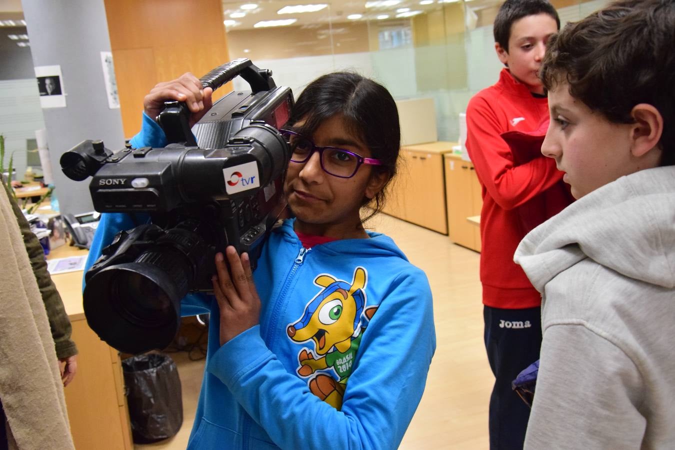 Los alumnos de 6º C del CEIP Las Gaunas visitan la multimedia de Diario LA RIOJA