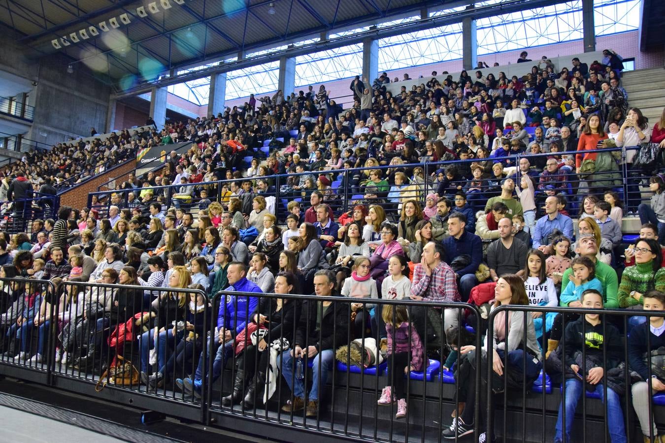 La selección de gimnasia rítimica, en Logroño