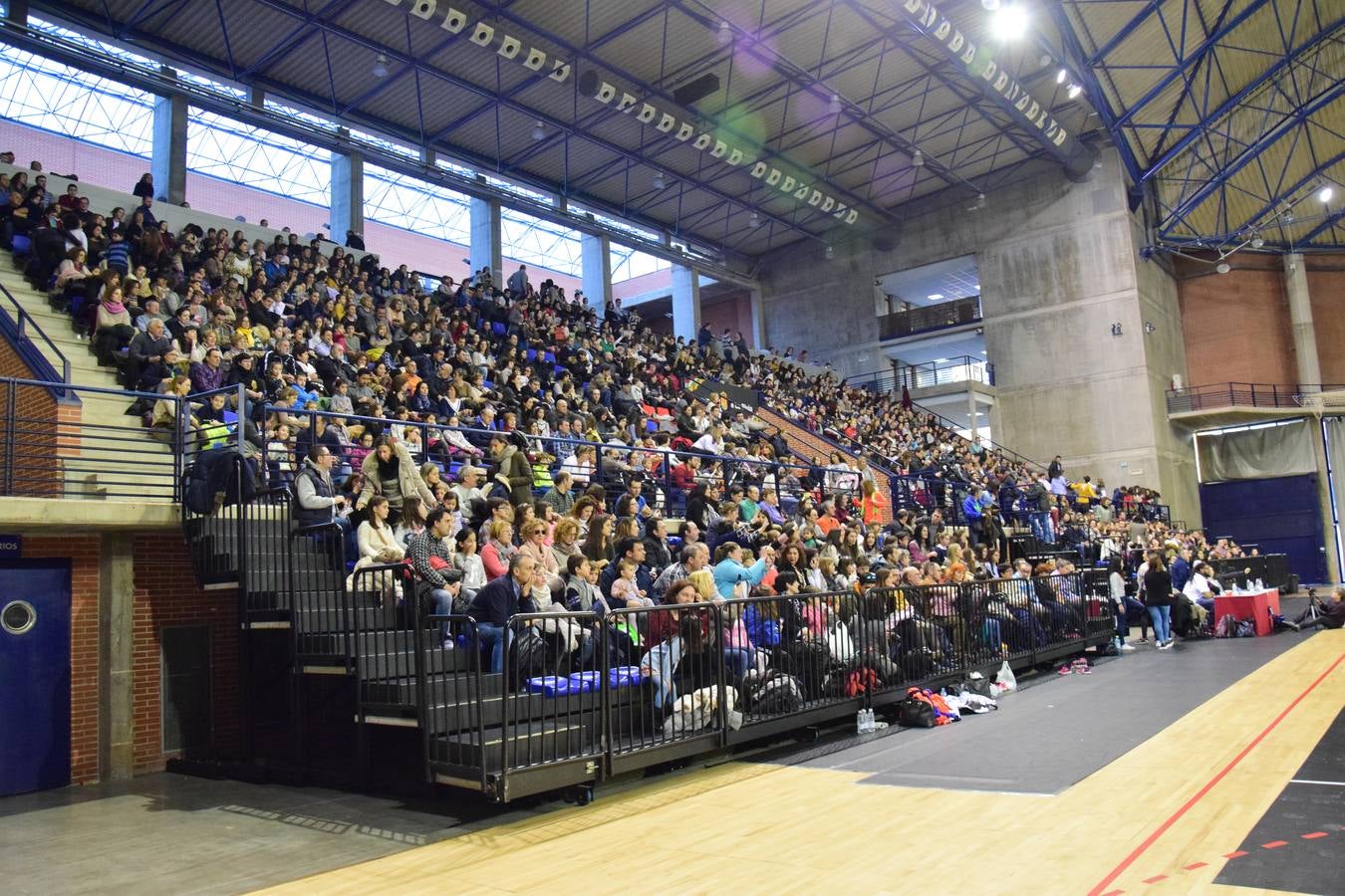 La selección de gimnasia rítimica, en Logroño