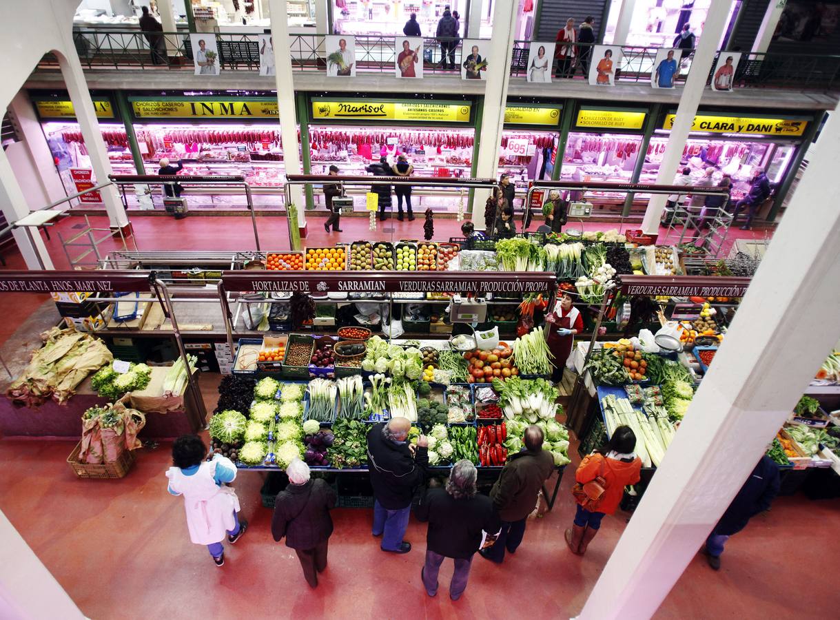 La Plaza de Abastos de Logroño ha celebrado San Blas