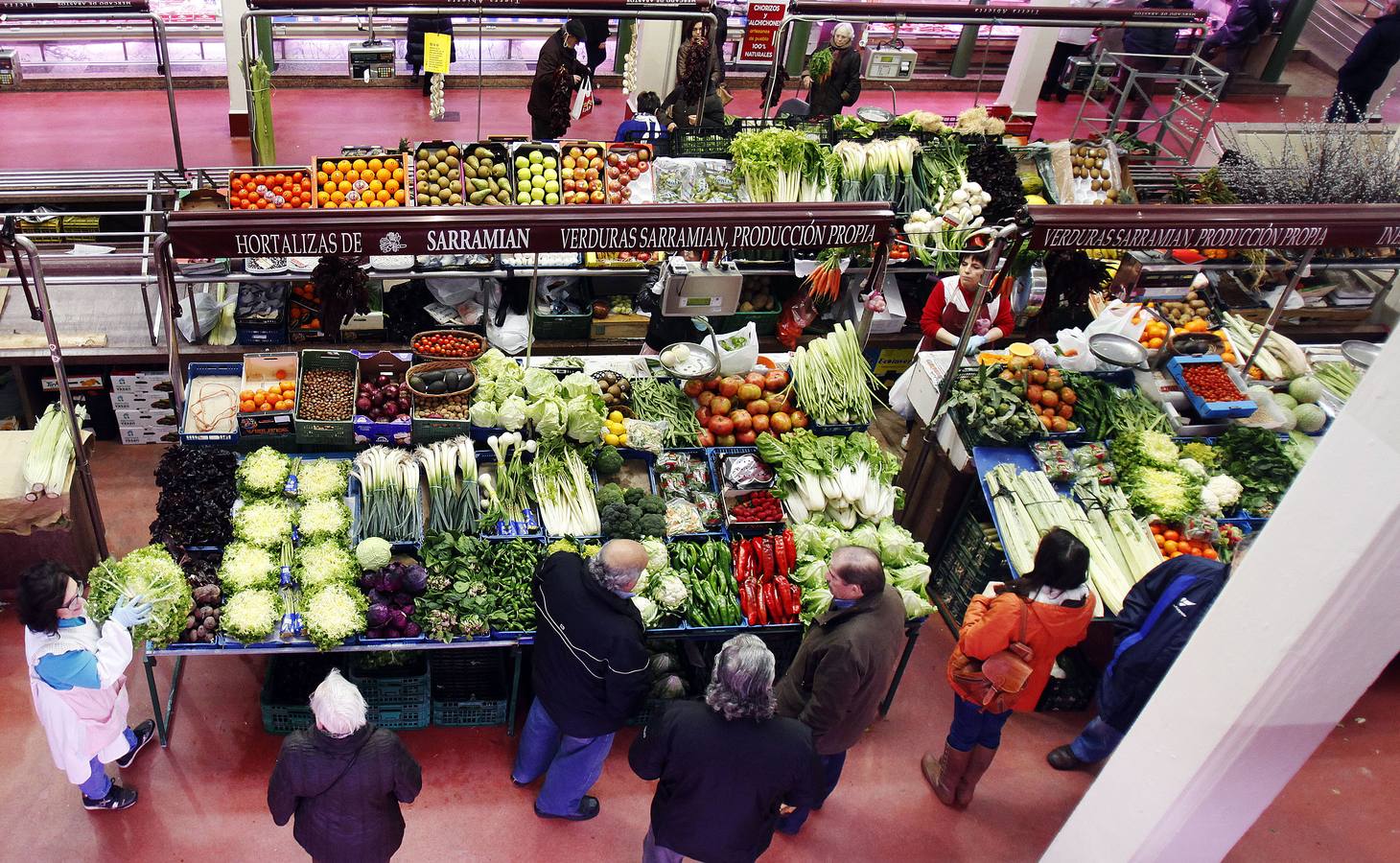 La Plaza de Abastos de Logroño ha celebrado San Blas