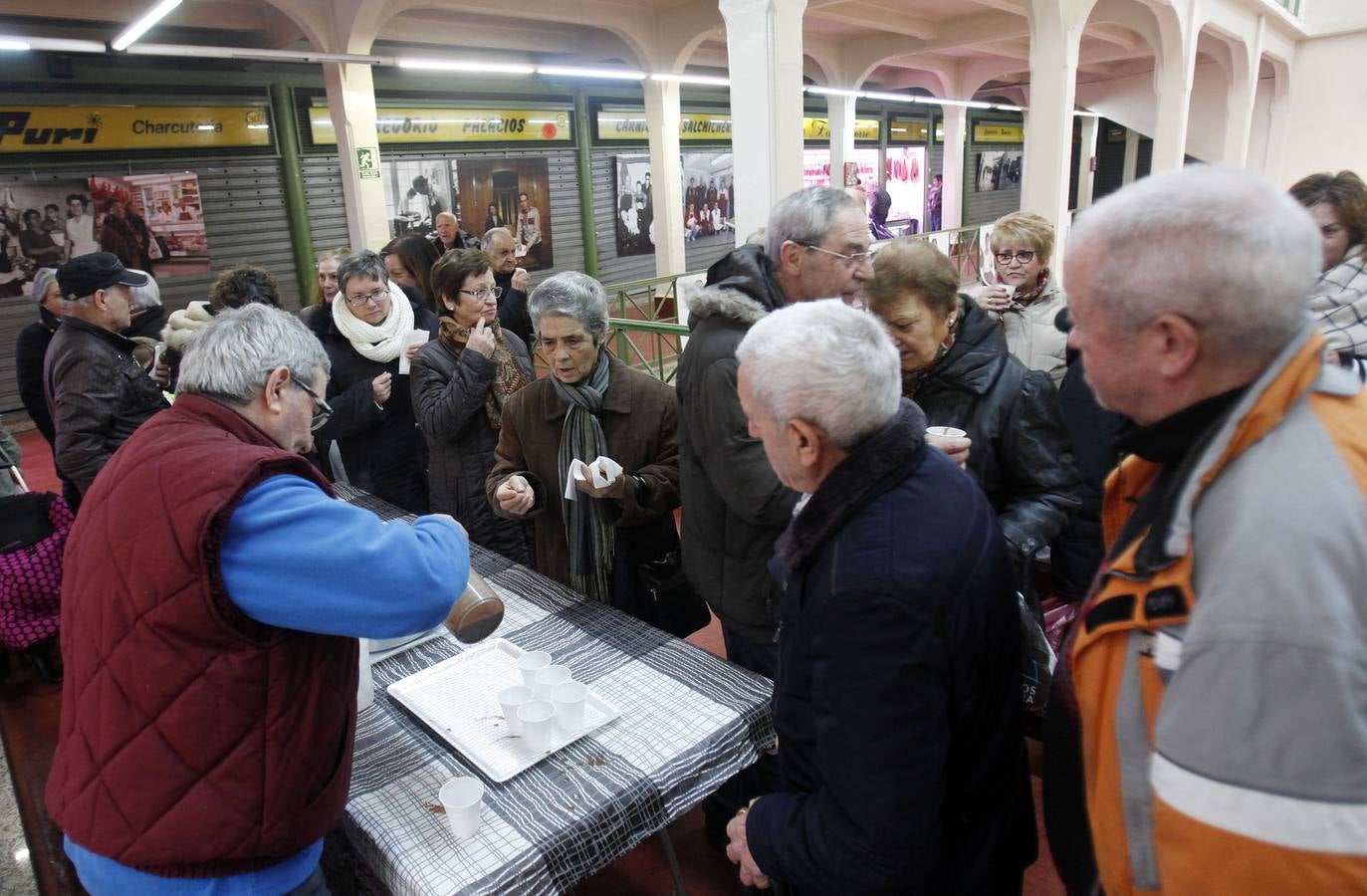 La Plaza de Abastos de Logroño ha celebrado San Blas