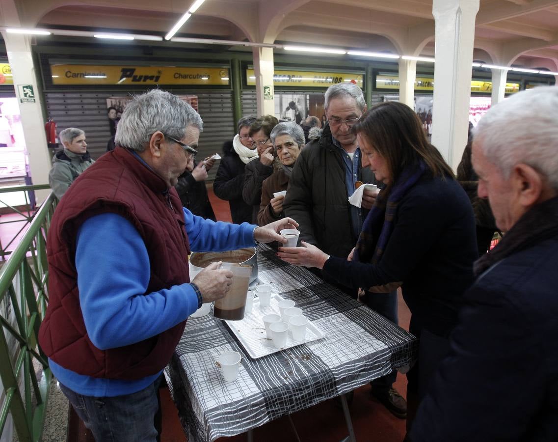 La Plaza de Abastos de Logroño ha celebrado San Blas