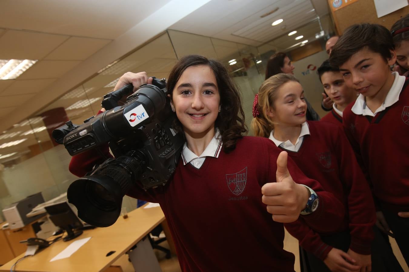 Visita de los alumnos de Jesuitas