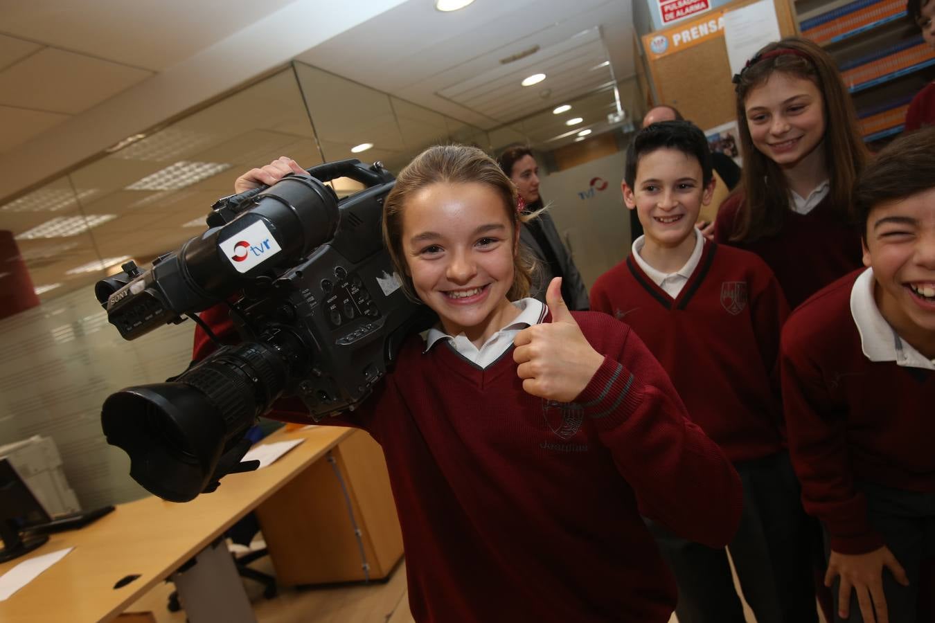 Visita de los alumnos de Jesuitas