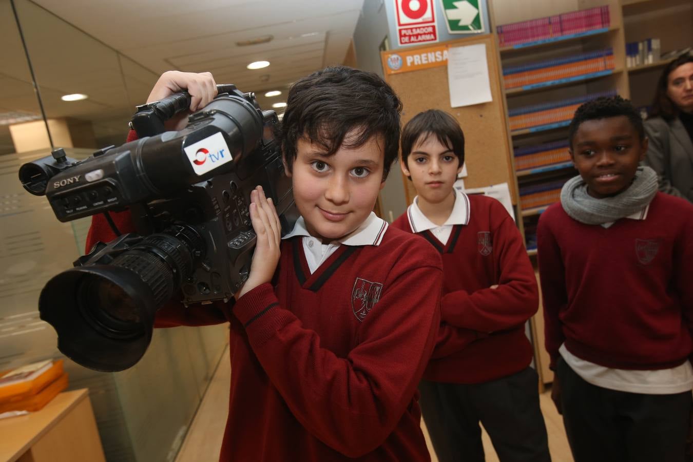 Visita de los alumnos de Jesuitas