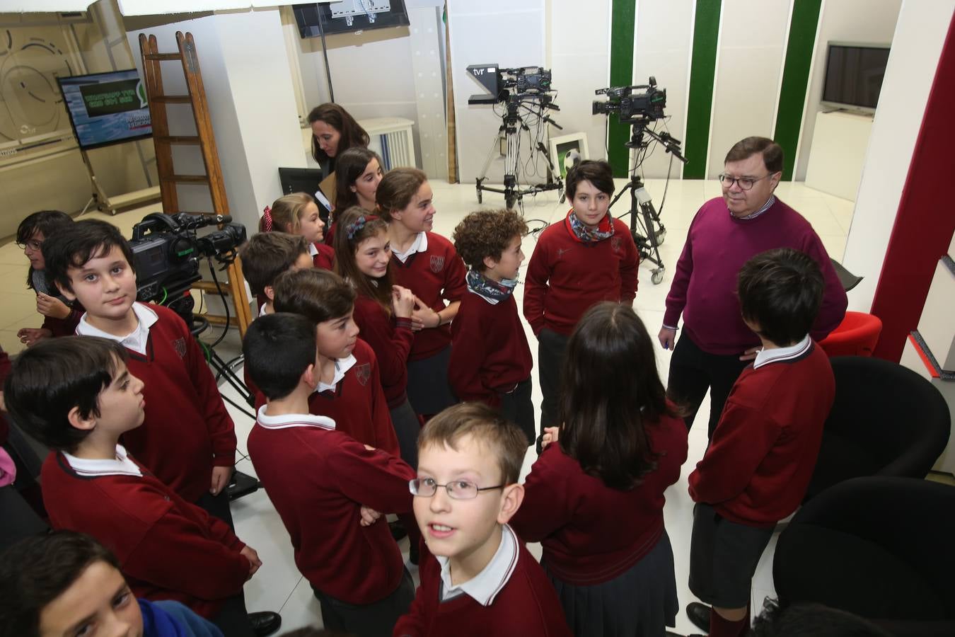 Visita de los alumnos de Jesuitas