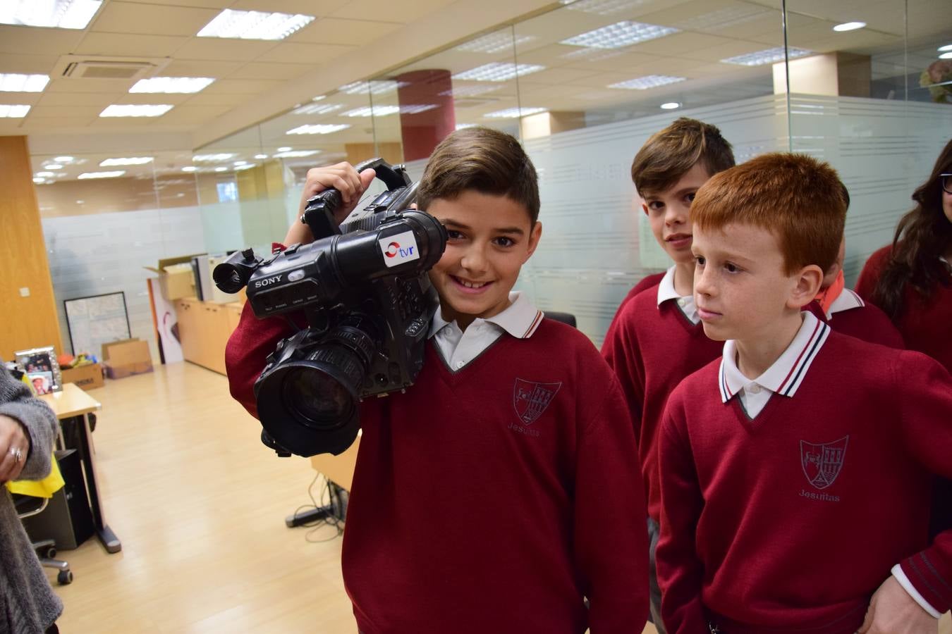 Visita de los alumnos de Jesuitas