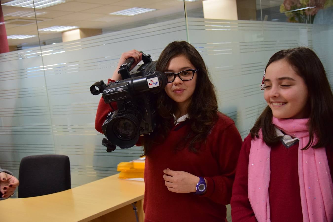 Visita de los alumnos de Jesuitas