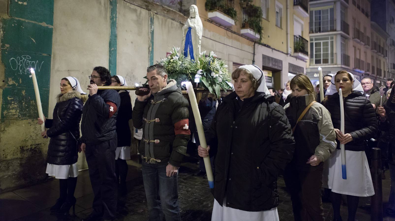 Procesión de las antorchas en Logroño