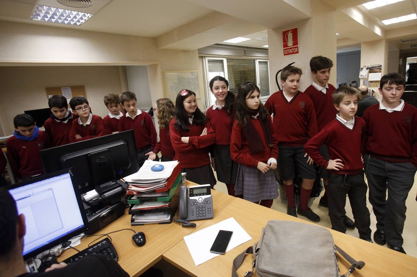 Los alumnos de 6º D de Jesuitas visitan la multimedia de Diario LA RIOJA