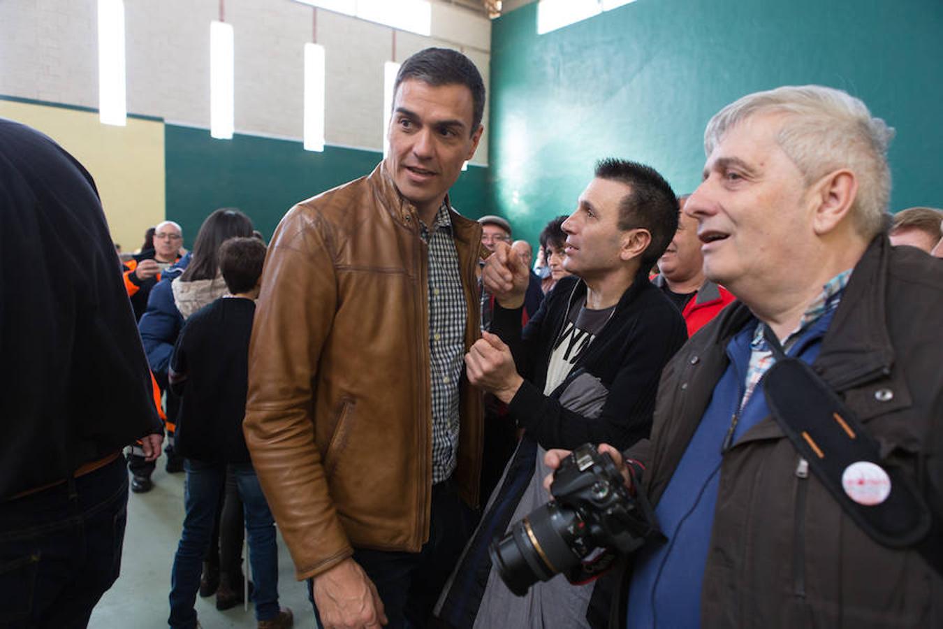 Pedro Sánchez en Aldeanueva de Ebro (II)