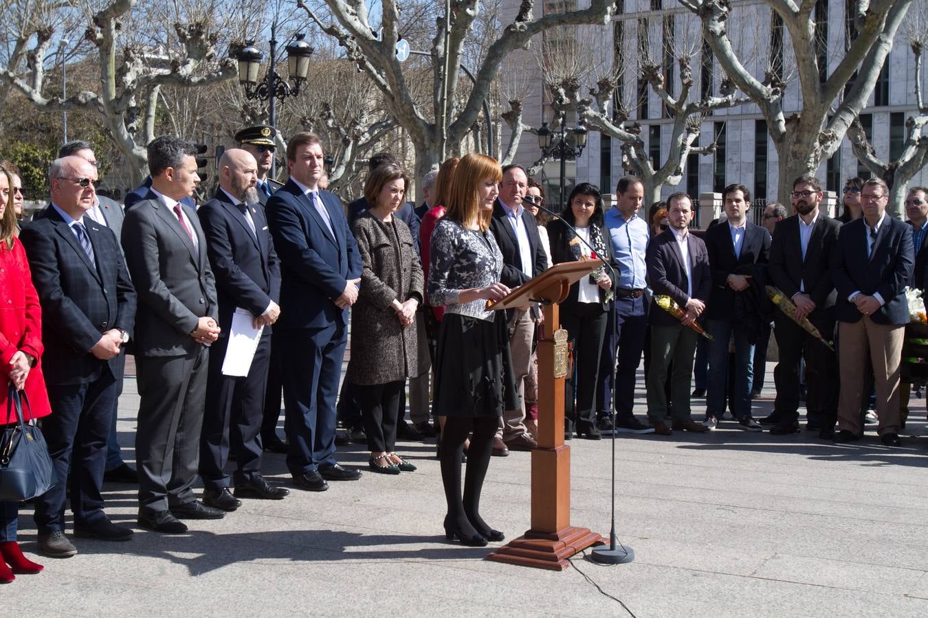 Homenaje en Logroñoa las víctimas del terrosimo
