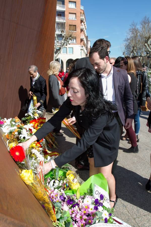 Homenaje en Logroñoa las víctimas del terrosimo