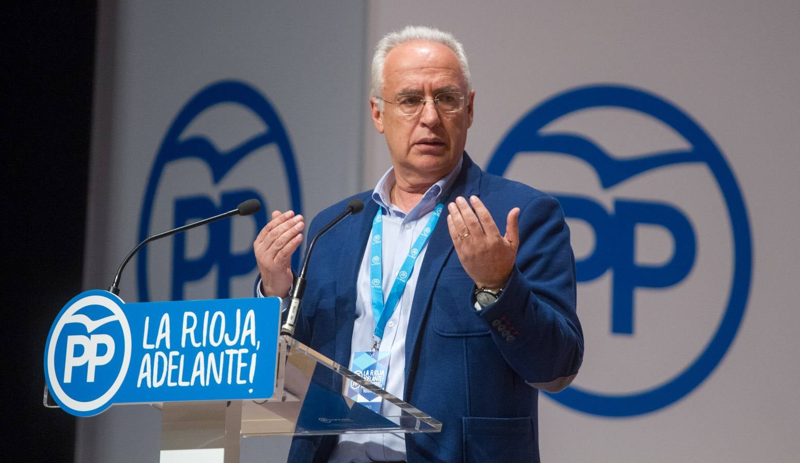 Congreso del Partido Popular de La Rioja: Ceniceros, nuevo presidente del PP riojano