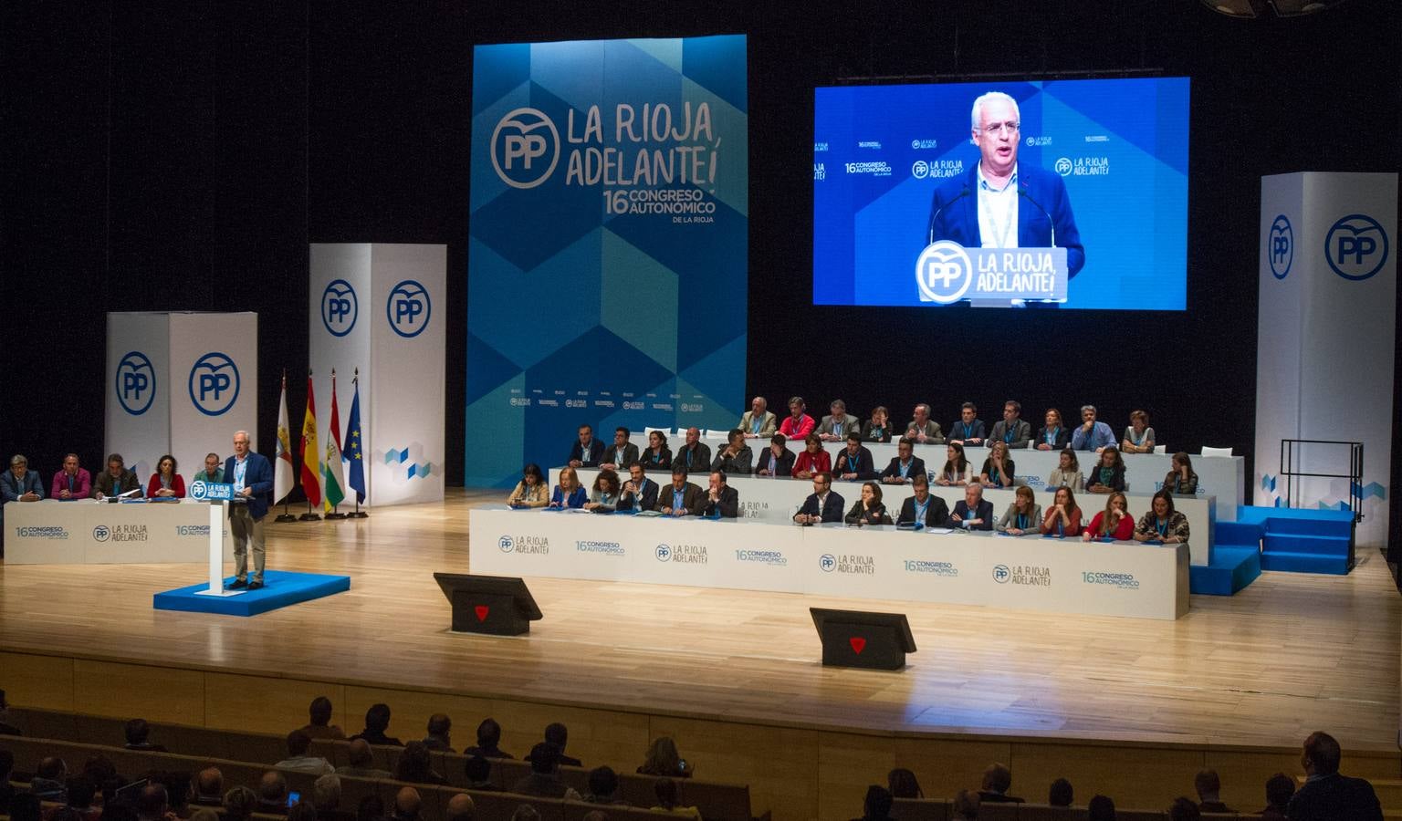 Congreso del Partido Popular de La Rioja: Ceniceros, nuevo presidente del PP riojano