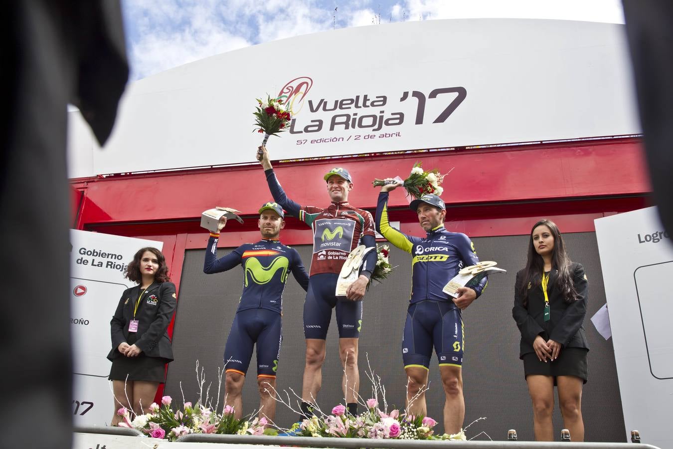 La Vuelta Ciclista a La Rioja: el podio