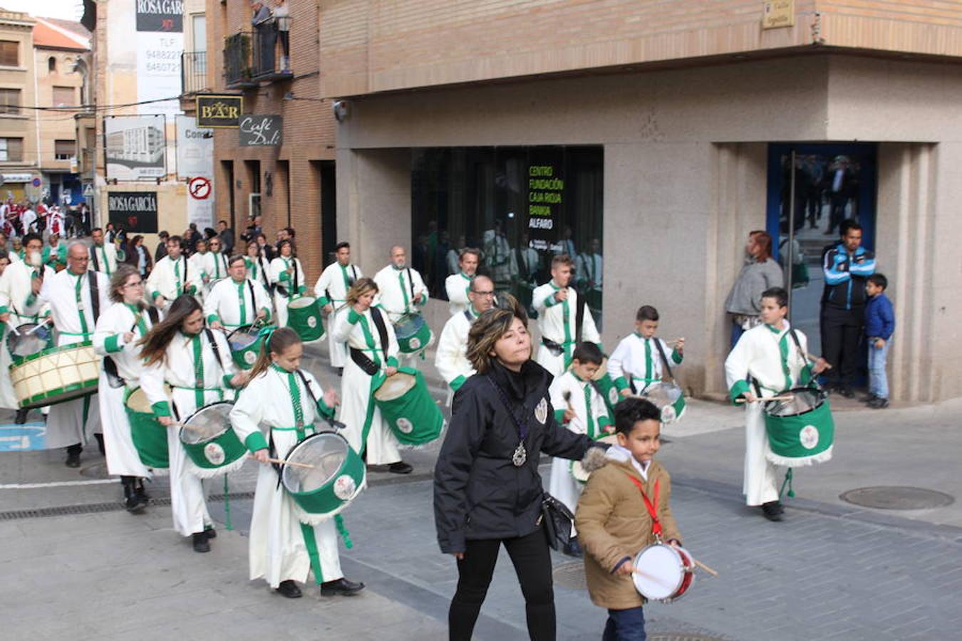 Exaltación de tambores y bombos en Alfaro