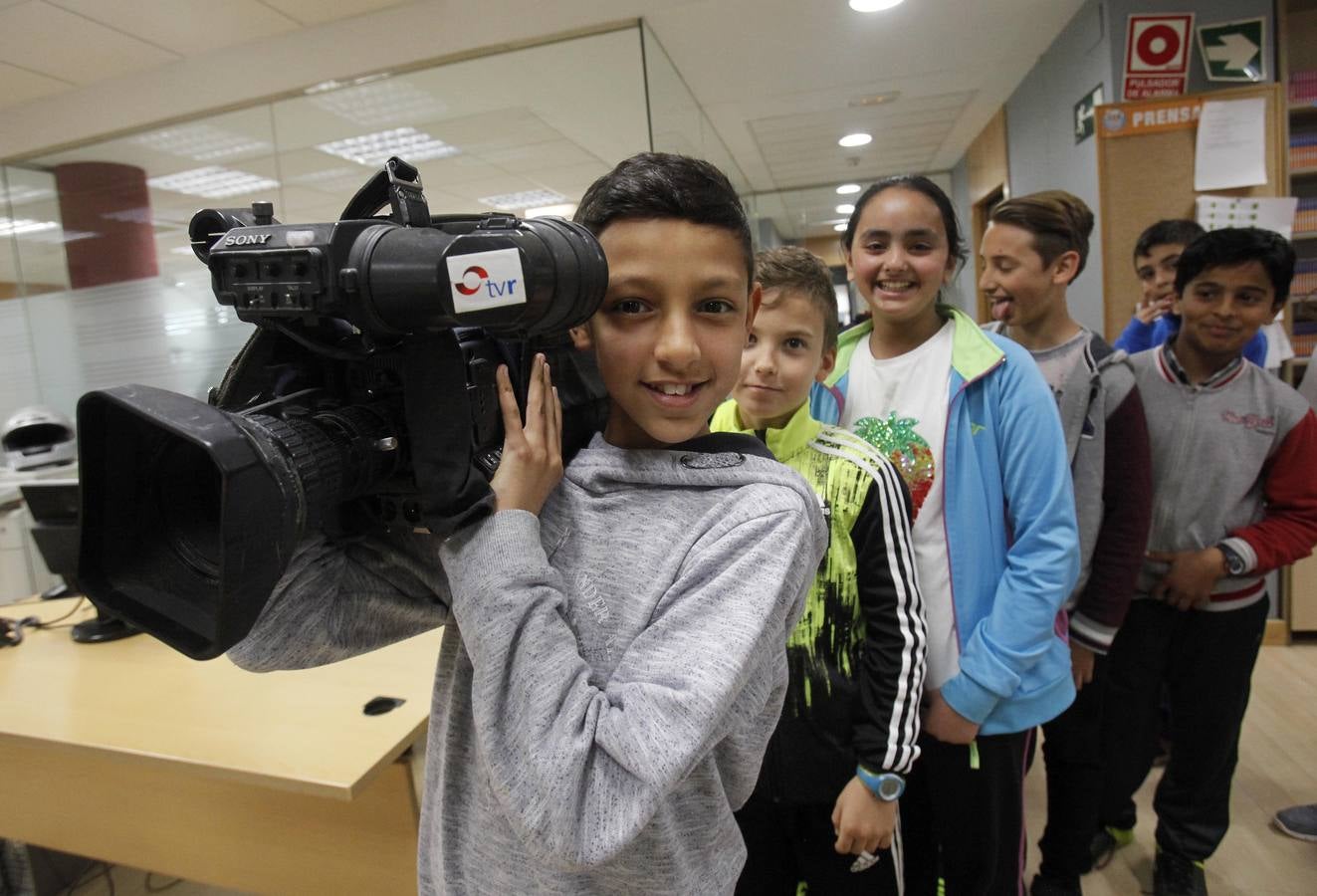 Los alumnos de 5º A del Colegio Navarrete El Mudo visitan la multimedia de Diario LA RIOJA