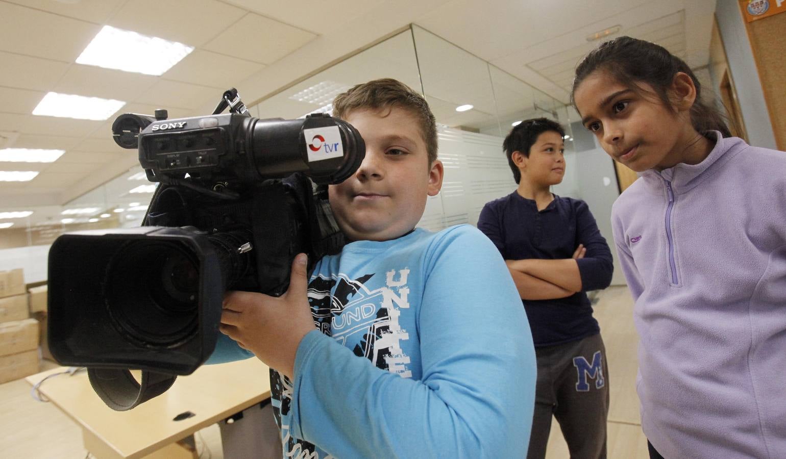 Los alumnos de 5º A del Colegio Navarrete El Mudo visitan la multimedia de Diario LA RIOJA