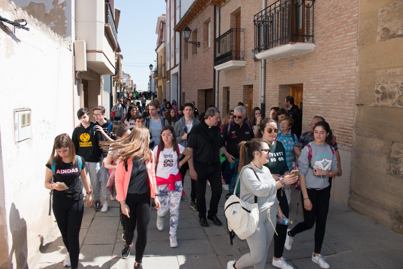 Peregrinación de 150 jóvenes de confirmación