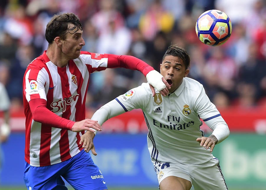 El Sporting-Real Madrid, en imágenes