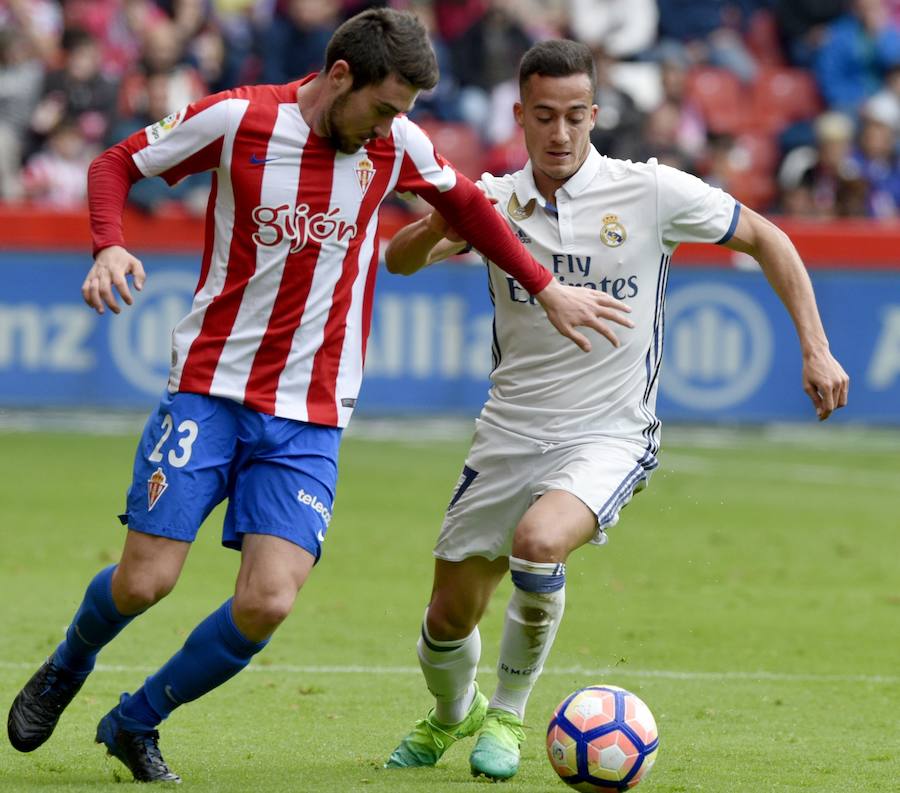 El Sporting-Real Madrid, en imágenes