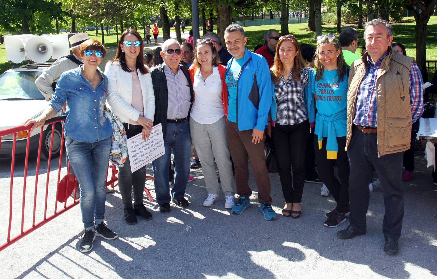 Marcha por los buenos tratos en Logroño