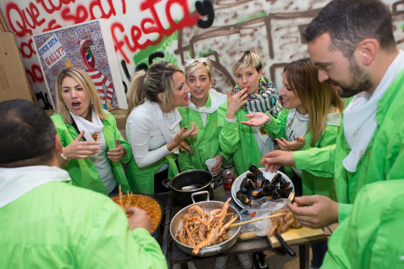 Concurso de paellas en las fiestas de Albedla