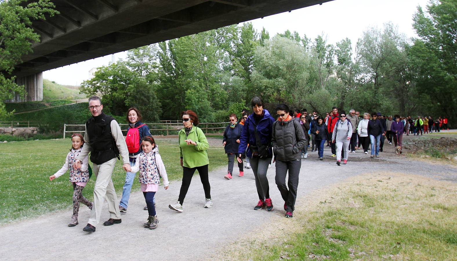 Paseo saludable en Logroño y Villamediana