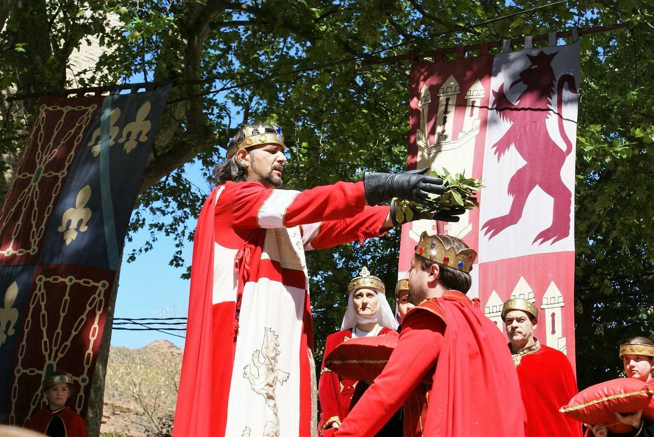 Aclamación de Fernando III en Nájera