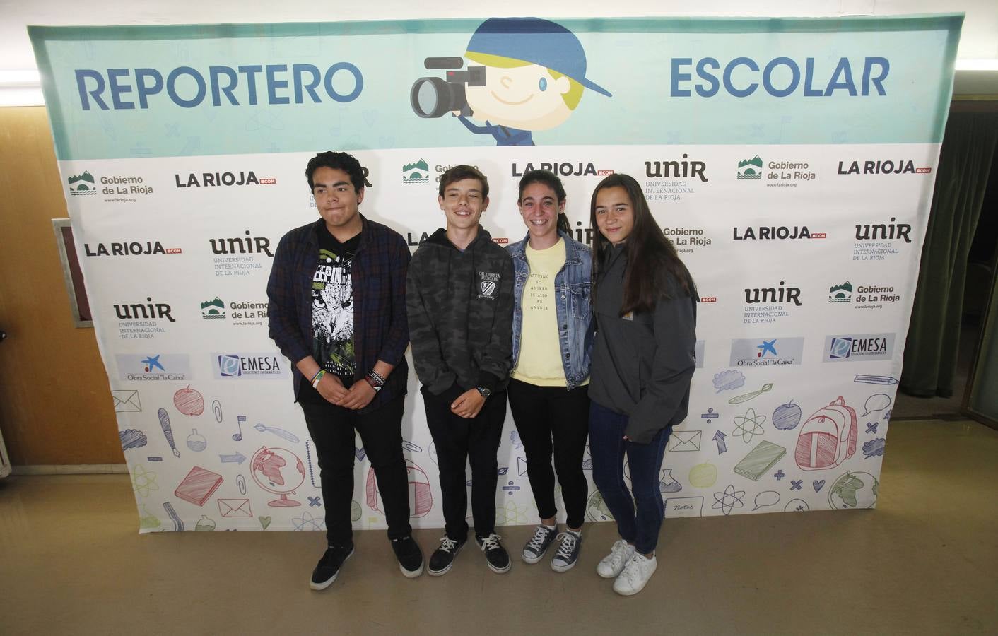 El photocall de Reportero Escolar