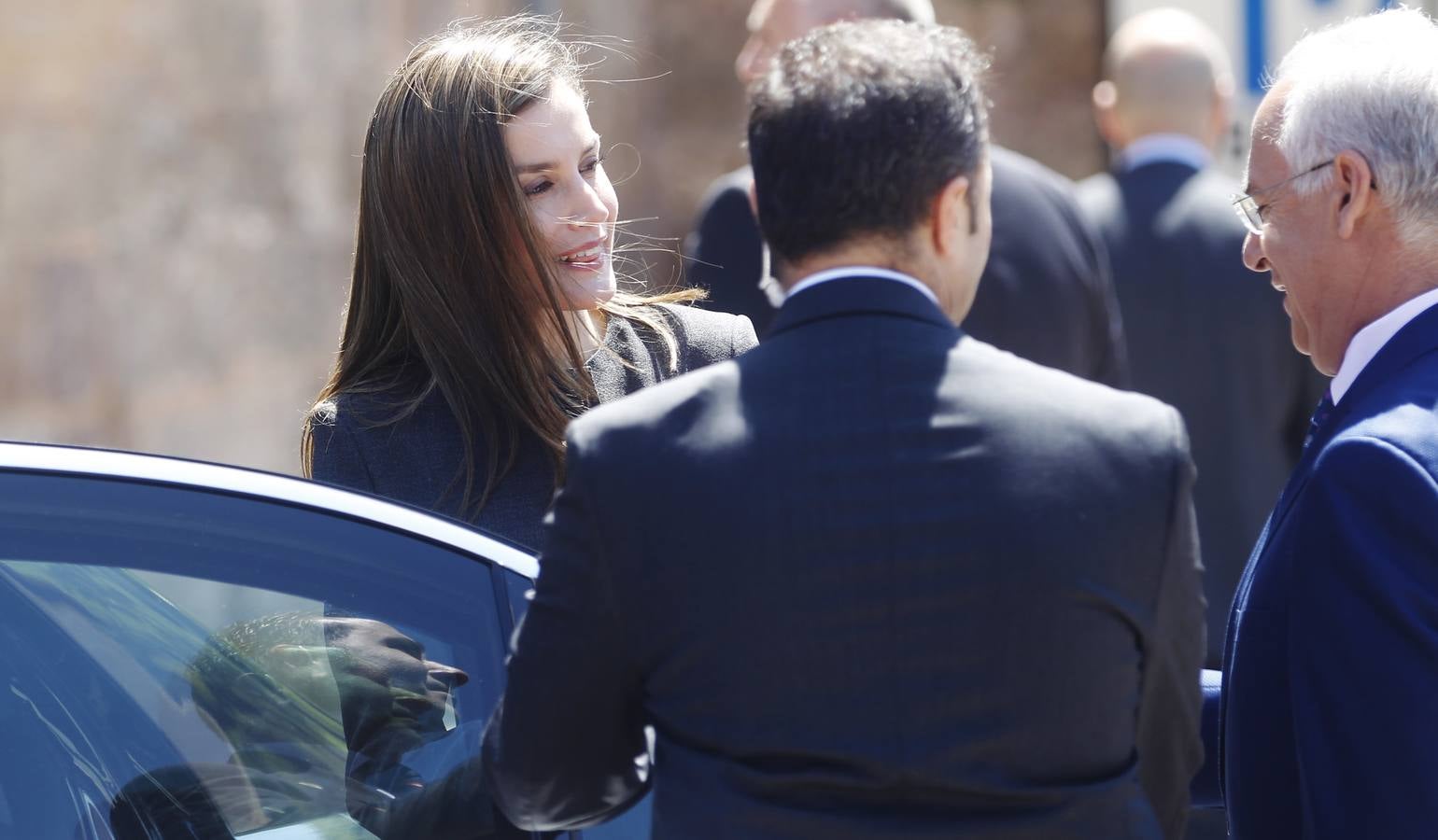 La Reina Letizia inaugura la duodécima edición del Seminario Internacional de Lengua y Periodismo, organizado por la Fundación San Millán