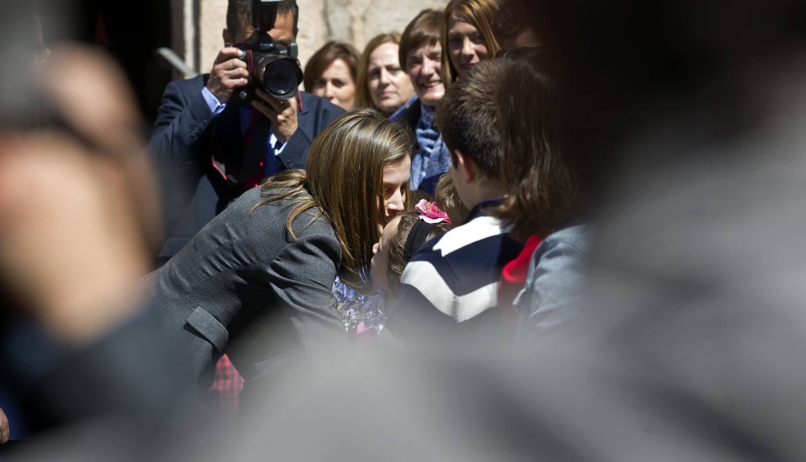 La Reina Letizia inaugura la duodécima edición del Seminario Internacional de Lengua y Periodismo, organizado por la Fundación San Millán