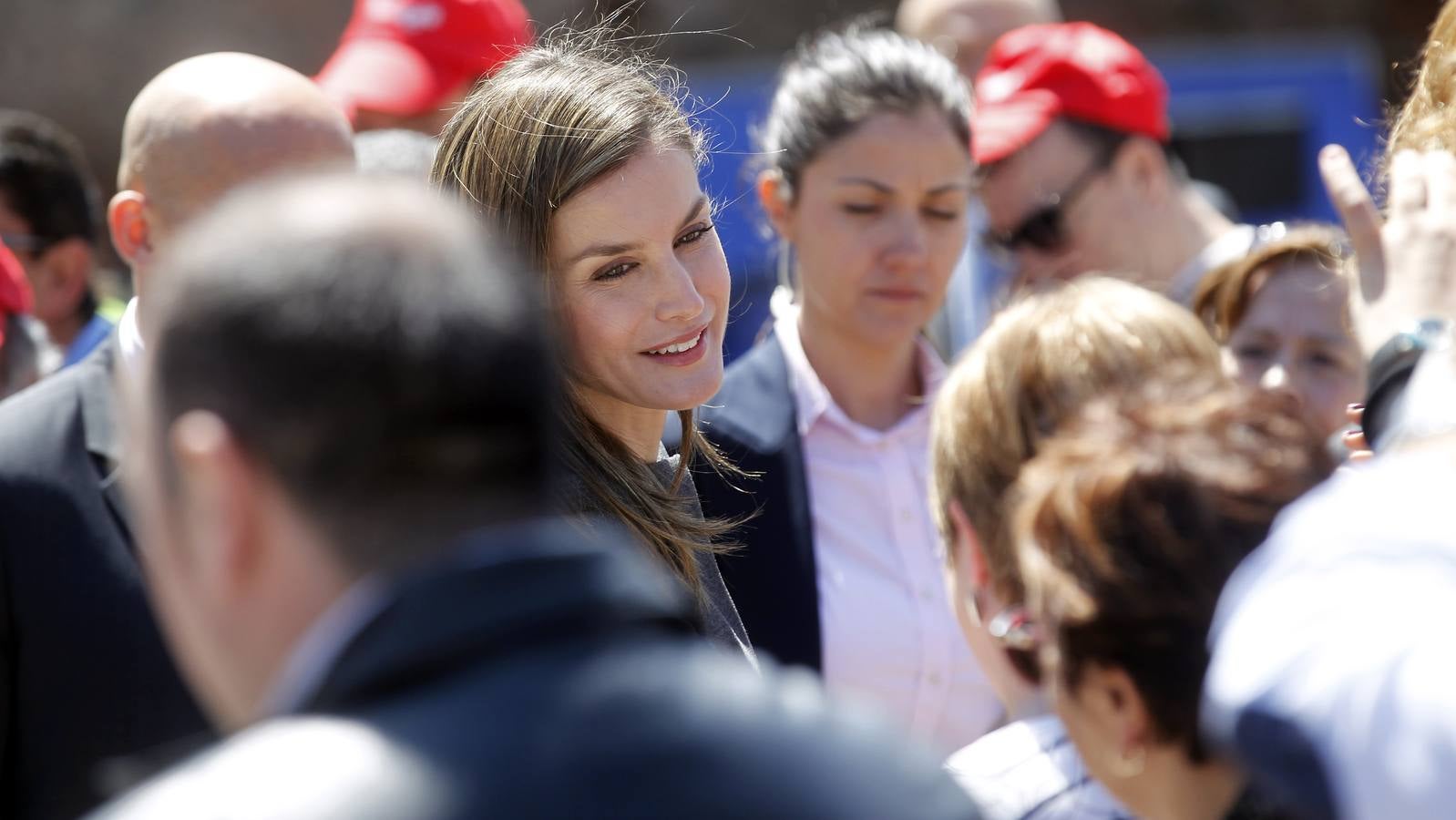 La Reina Letizia inaugura la duodécima edición del Seminario Internacional de Lengua y Periodismo, organizado por la Fundación San Millán