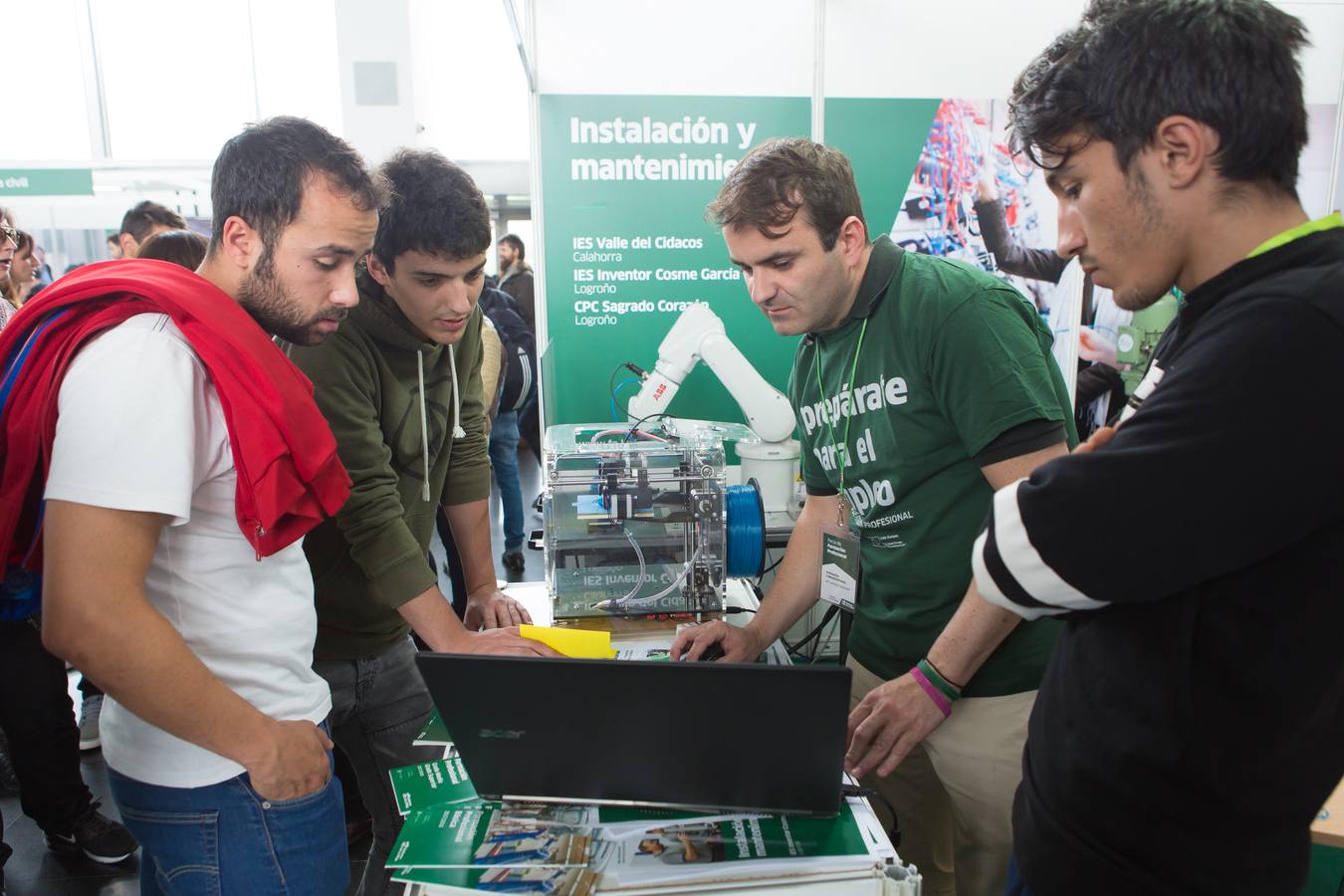 Feria de Formación Profesional Prepárate para el empleo, que se celebra en el Riojaforum