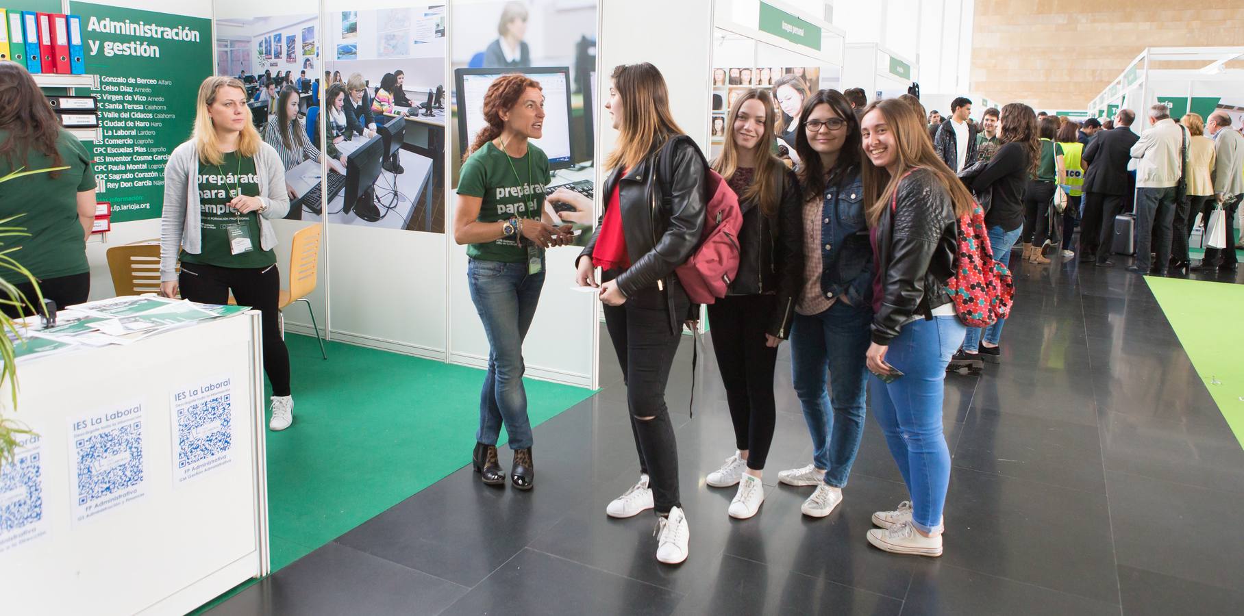 Feria de Formación Profesional Prepárate para el empleo, que se celebra en el Riojaforum