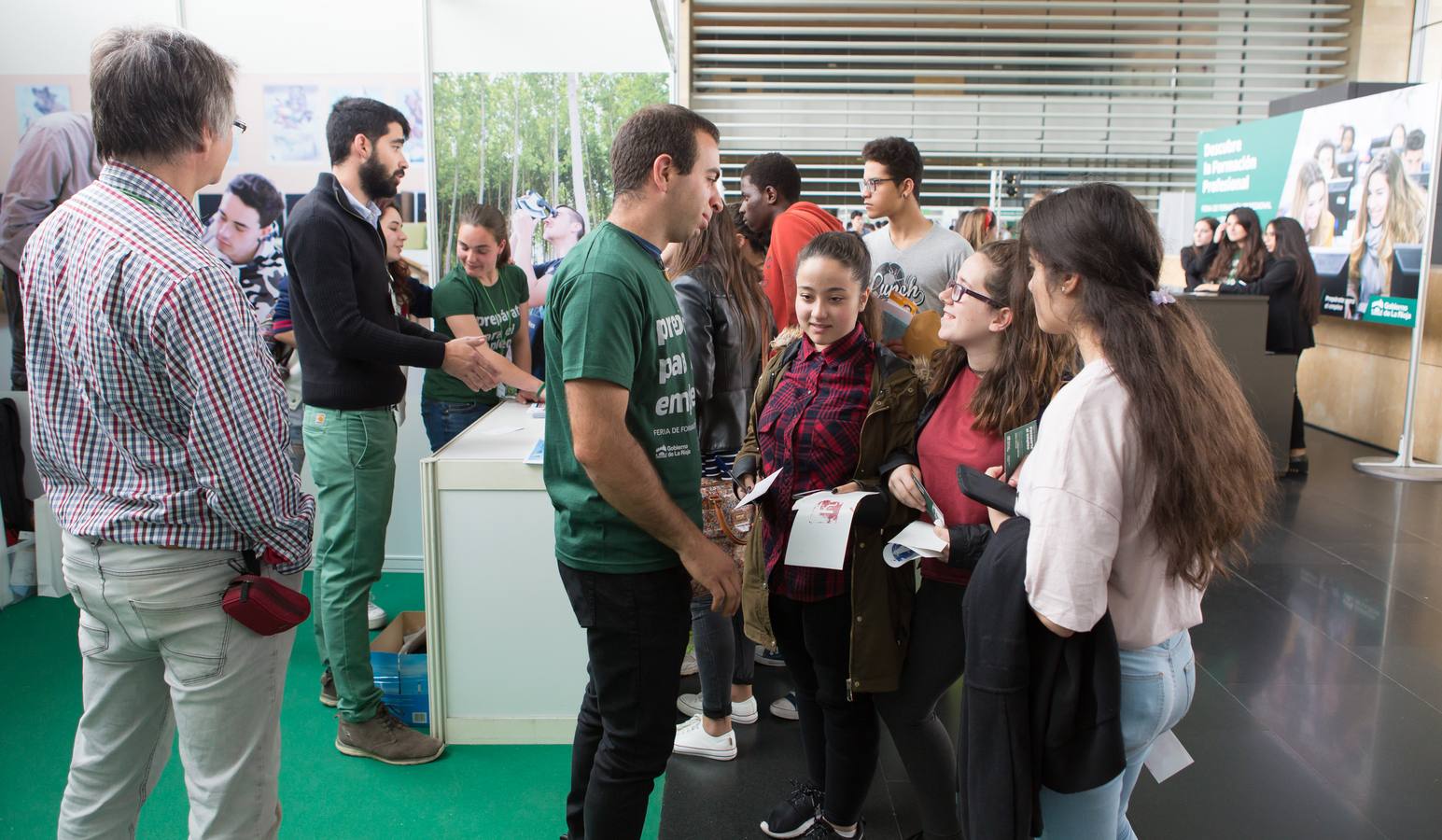 Feria de Formación Profesional Prepárate para el empleo, que se celebra en el Riojaforum