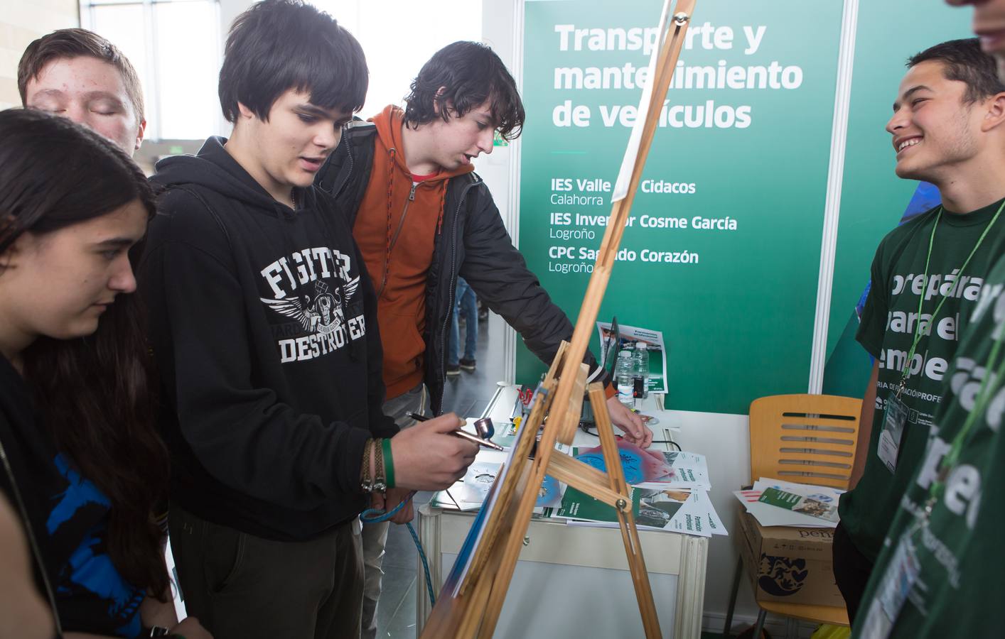 Feria de Formación Profesional Prepárate para el empleo, que se celebra en el Riojaforum