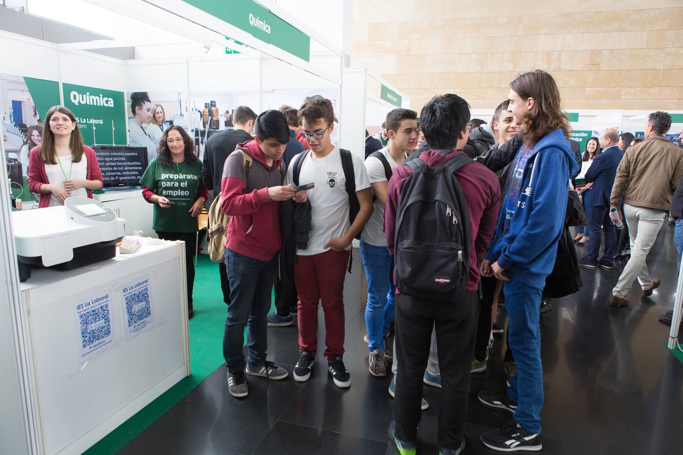 Feria de Formación Profesional Prepárate para el empleo, que se celebra en el Riojaforum