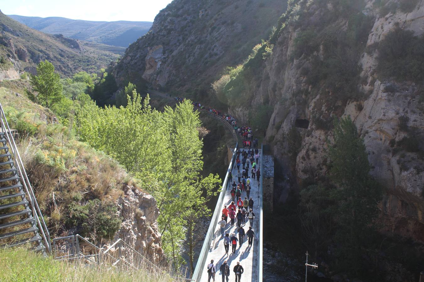 Marcha por la Via Verde en Calahorra