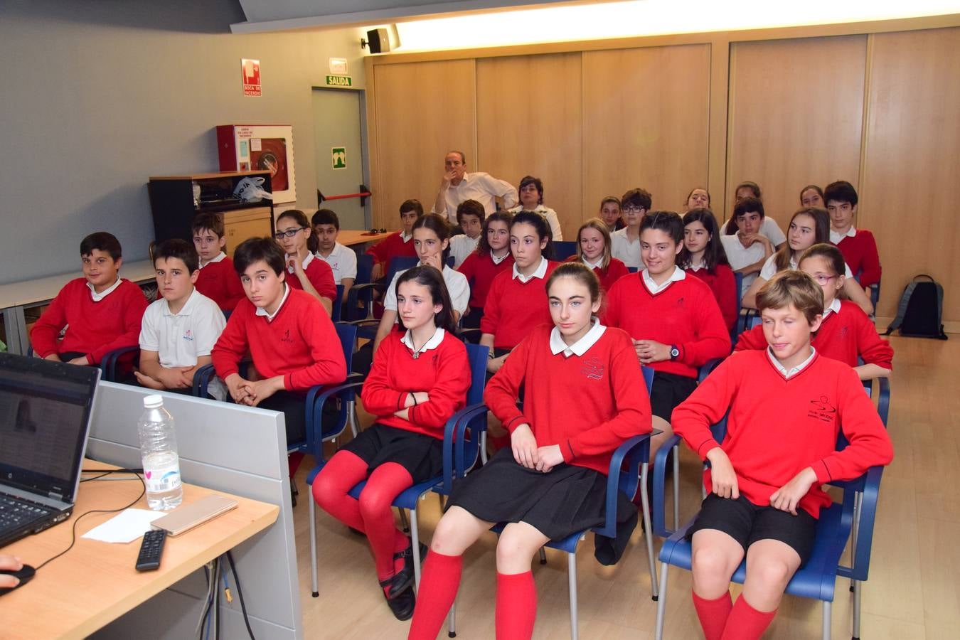 Visita de 1º B de la ESO del Colegio Maristas de Logroño