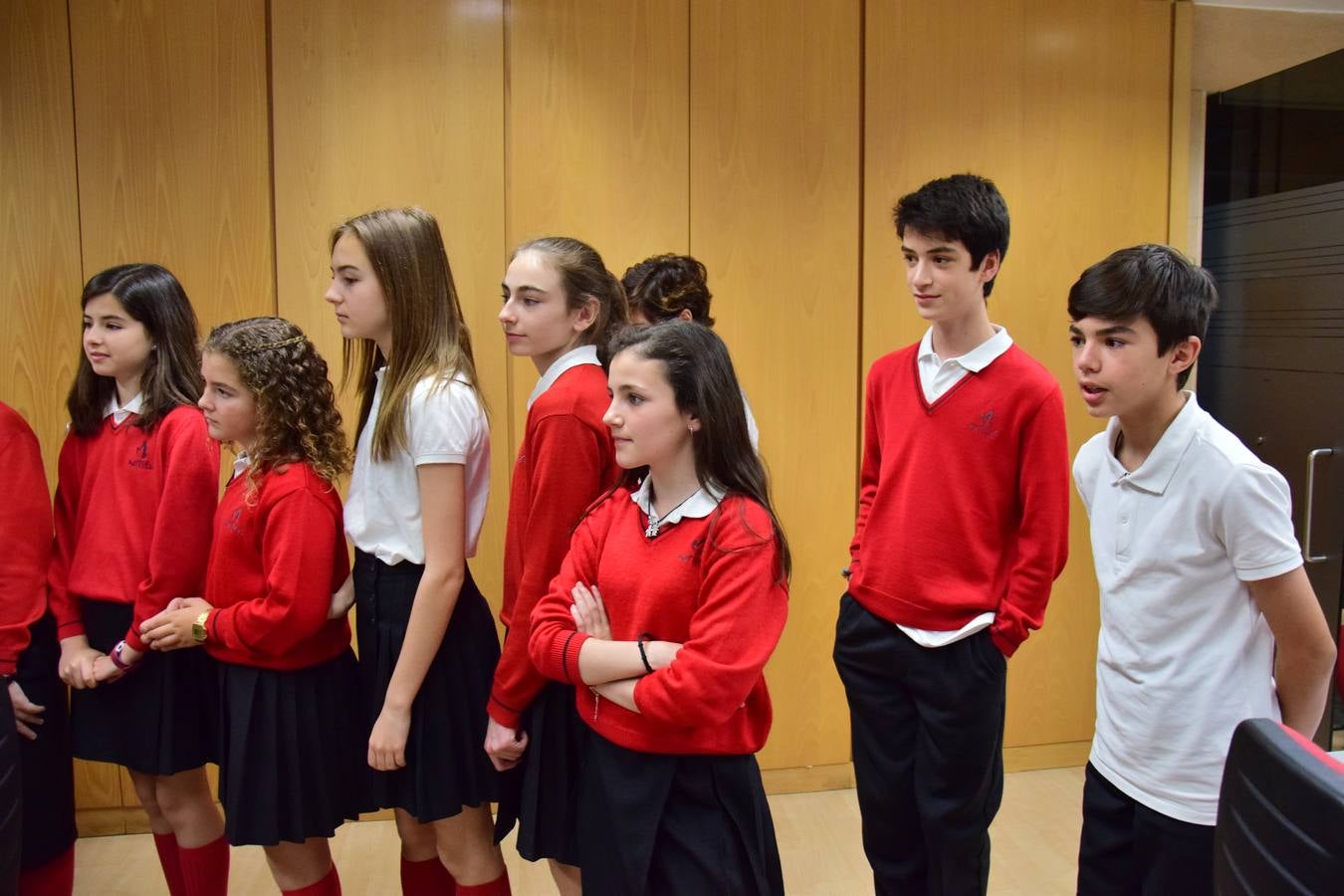 Visita de 1º B de la ESO del Colegio Maristas de Logroño