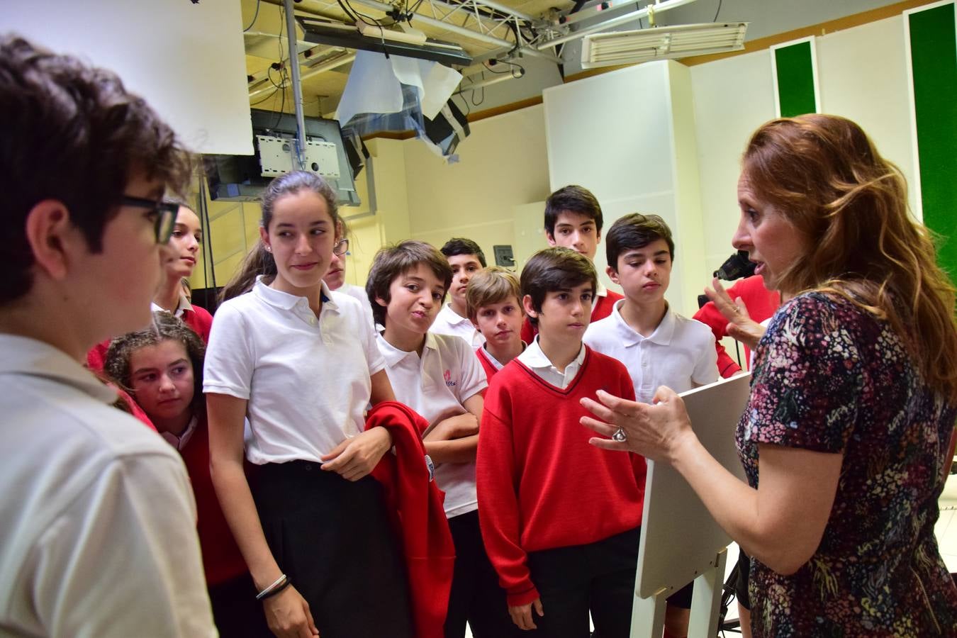 Visita de 1º B de la ESO del Colegio Maristas de Logroño