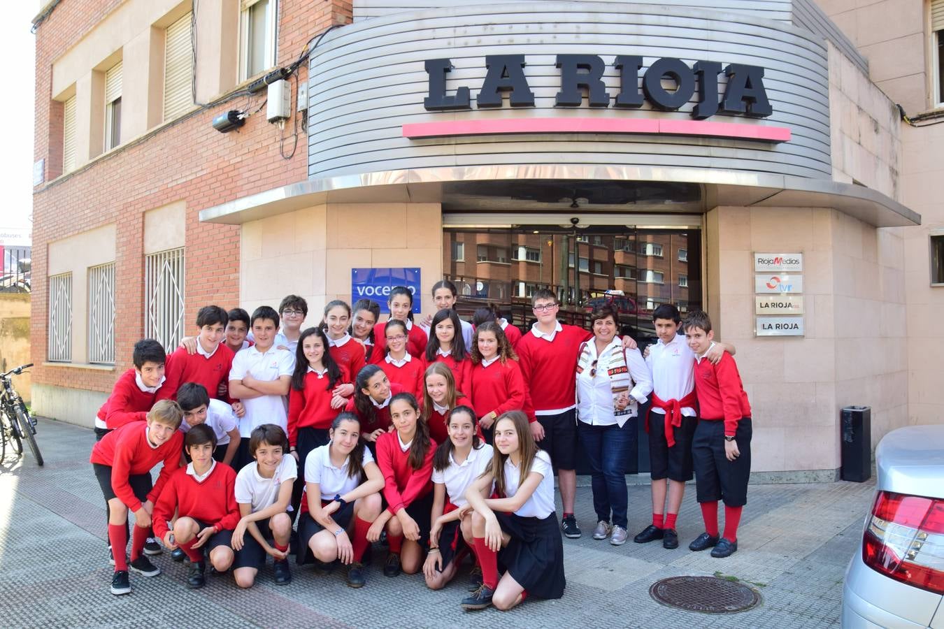 Visita de 1º B de la ESO del Colegio Maristas de Logroño