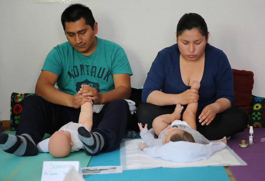 Aprendizaje del masaje infantil