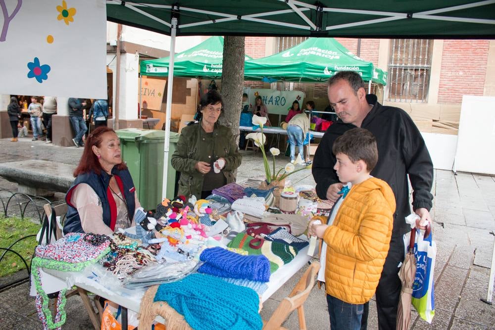 Mercado solidario en Santo Domingo